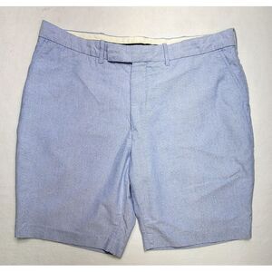 Polo Ralph Lauren Shorts Mens 38 Blue Metal Clasps Hidden‎ Front Button